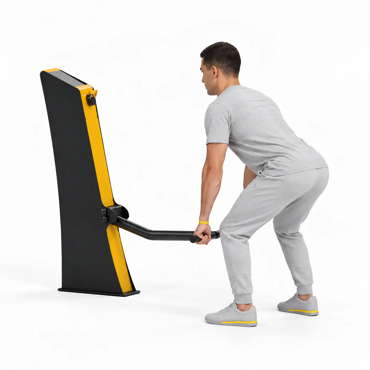 Dead Lift - Fitness equipment with USB charging — Start of the exercise