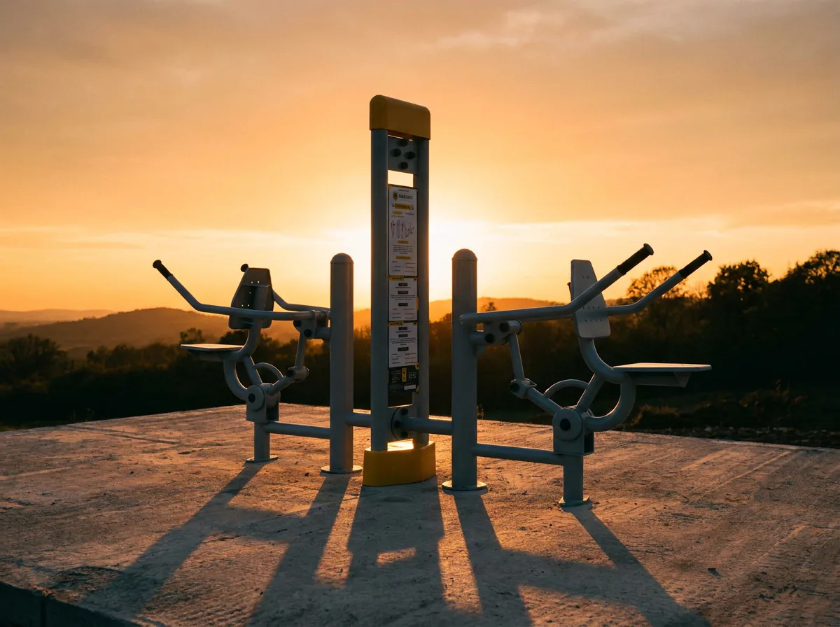 Low Pull Up - Stations de Fitness Extérieure