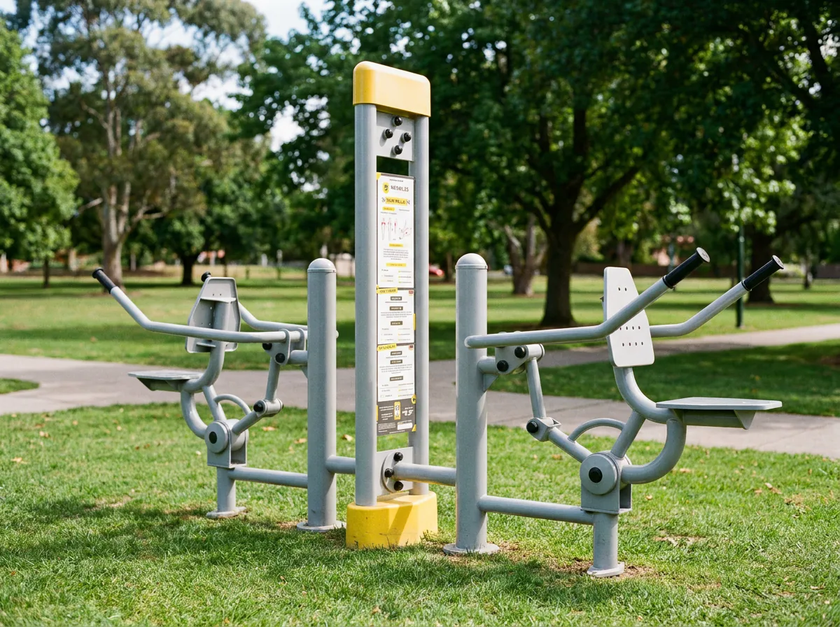 Low Pull Up - Stations de Fitness Extérieure