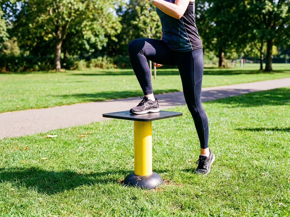 Plateau Step (L) - Stations Street Workout