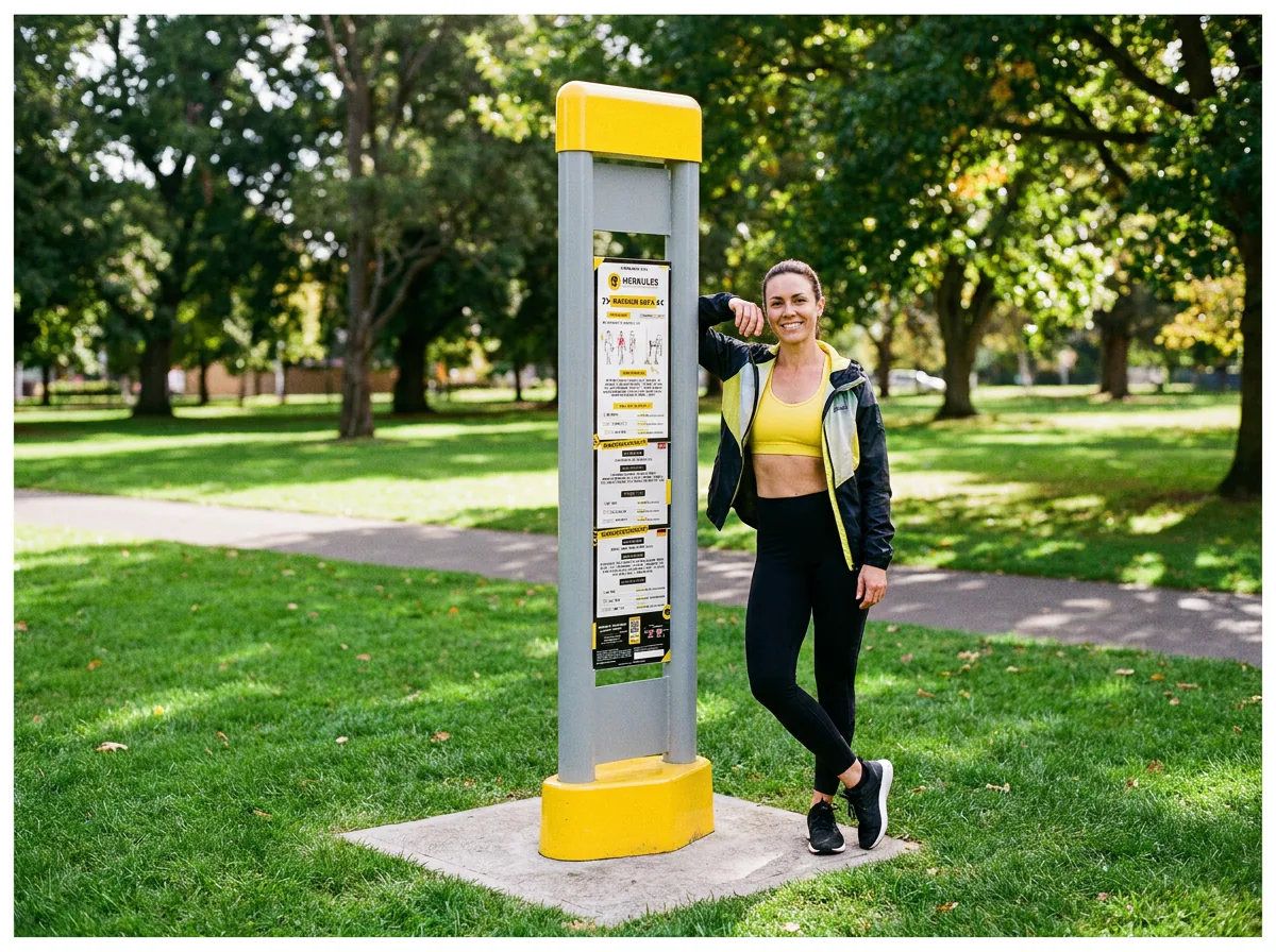 Pylône 2 Faces - Stations de Fitness Extérieure