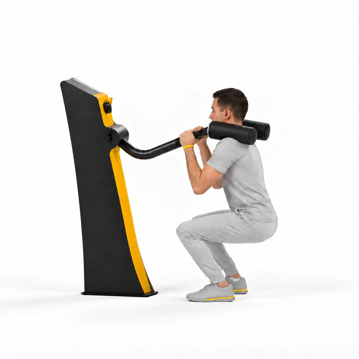 Squat - Fitness equipment with USB charging — Start of the exercise