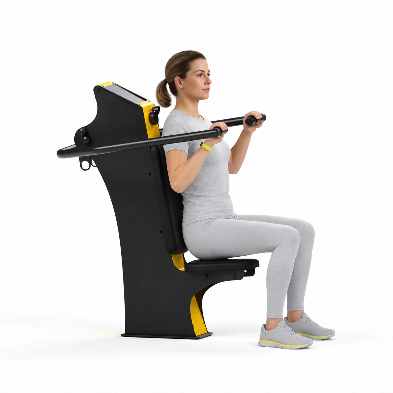 Tirage Vertical - Fitness equipment with USB charging — End of the exercise
