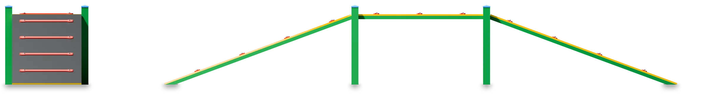 Deck I - Dog Agility course — Rendering