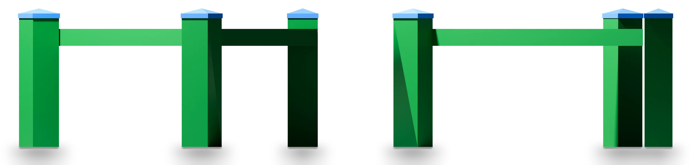 Petit Triangle - Dog Agility course — Rendering