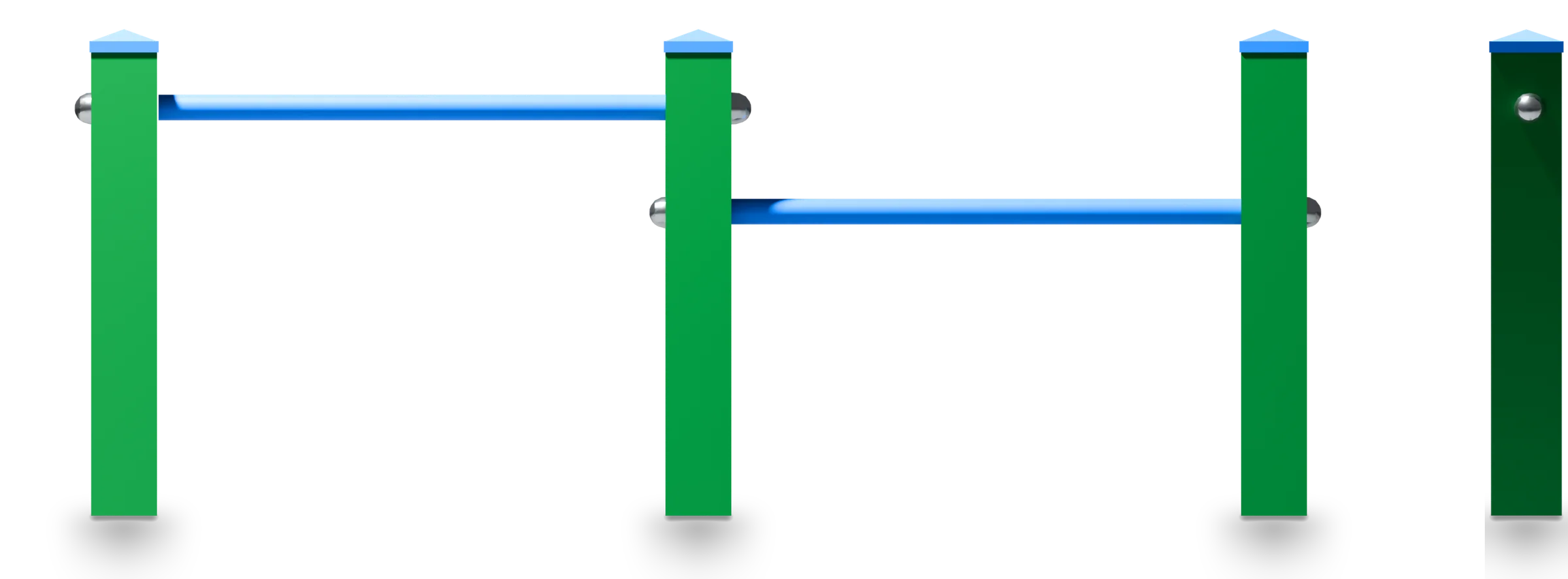 Bars - Dog Agility course — Rendering
