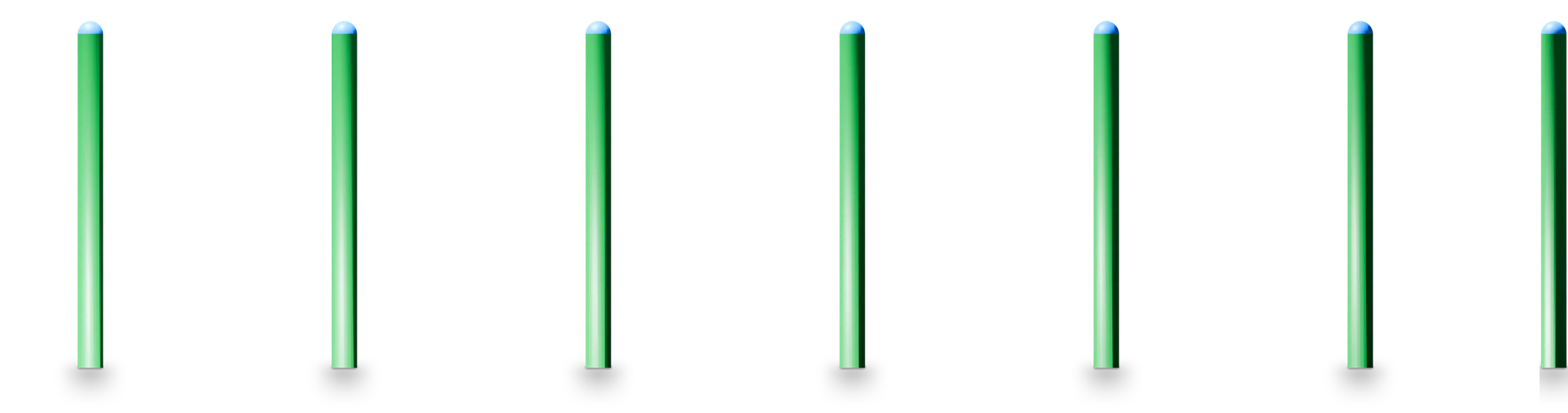 Slalom - Dog Agility course — Rendering