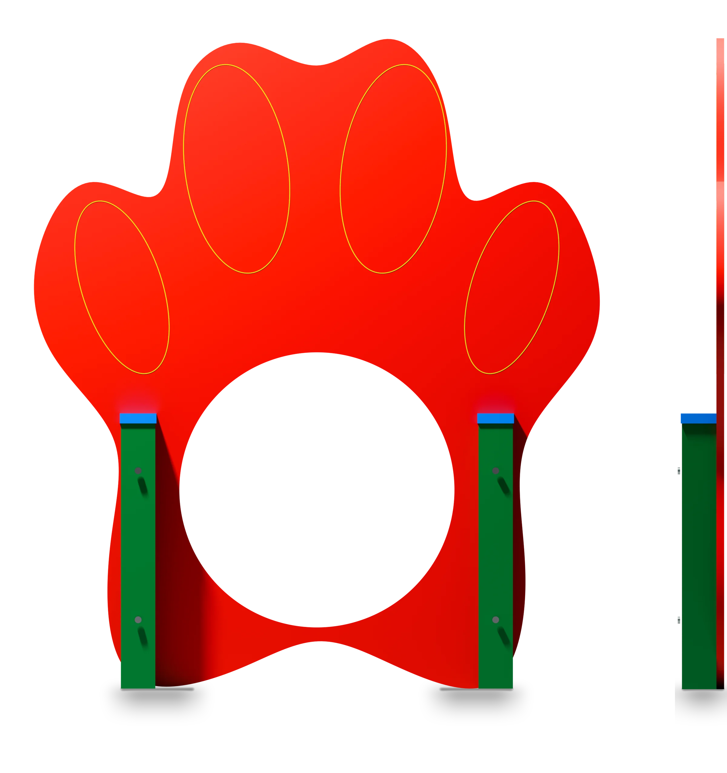 Paw - Dog Agility course — Rendering