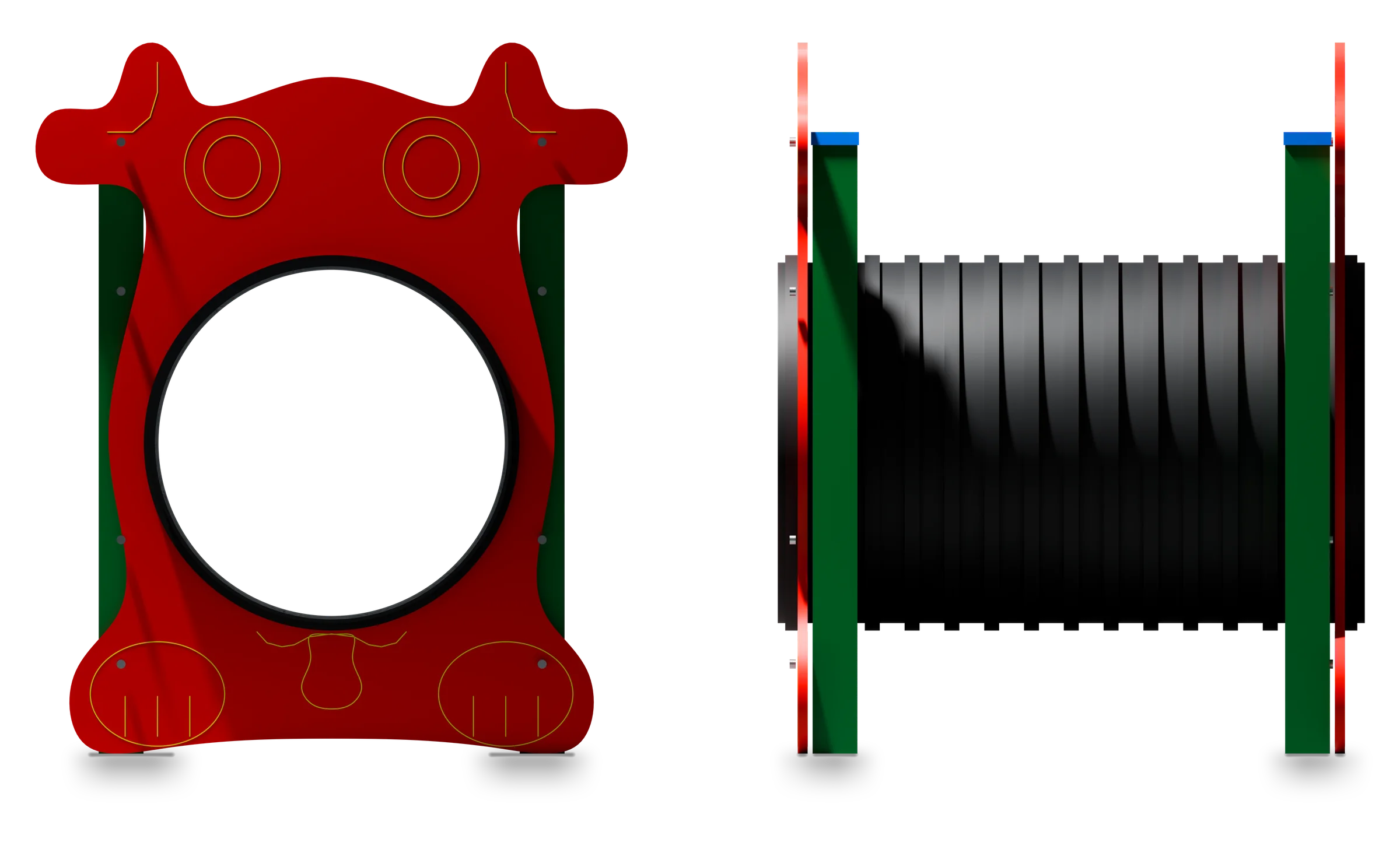Tunnel Rex - Dog Agility course — Rendering