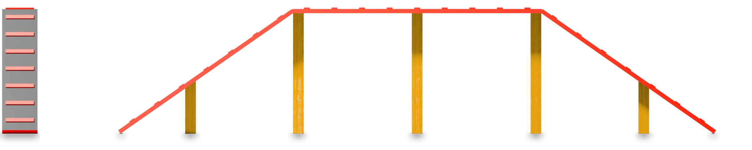 A-Frame Grand - Dog Agility Course — Rendering