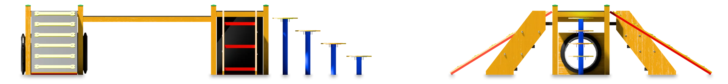 Dog Park 1 - Dog Agility course — Rendering