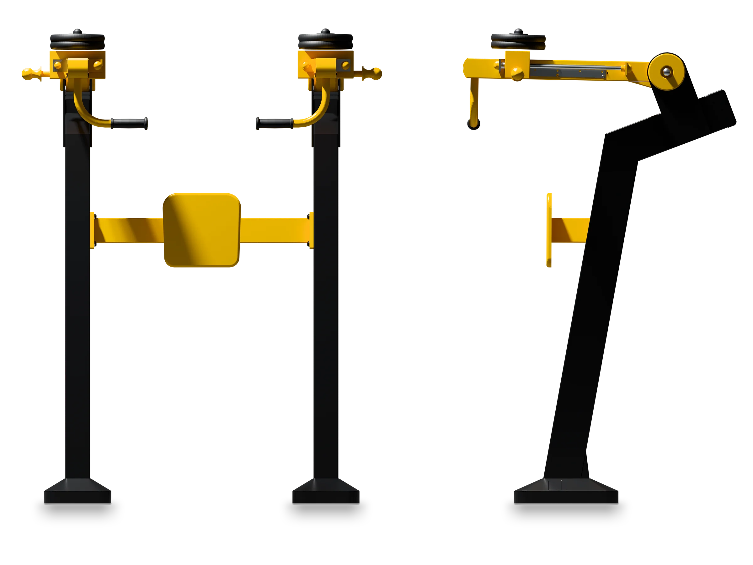 Shoulders - Adjustable Weight Machines — Rendering