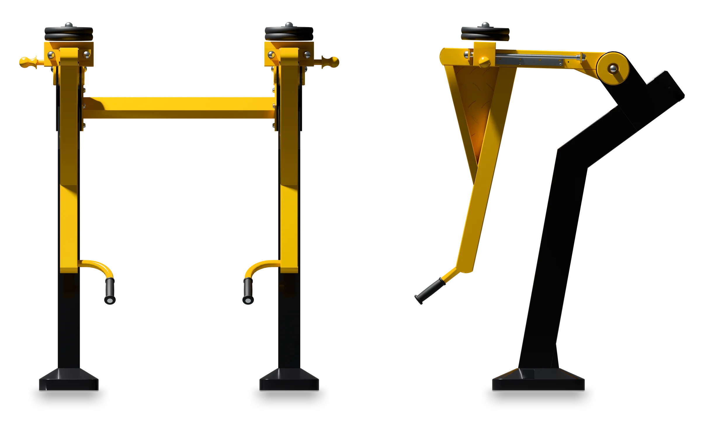 Dead Lift - Adjustable weight machines — Rendering