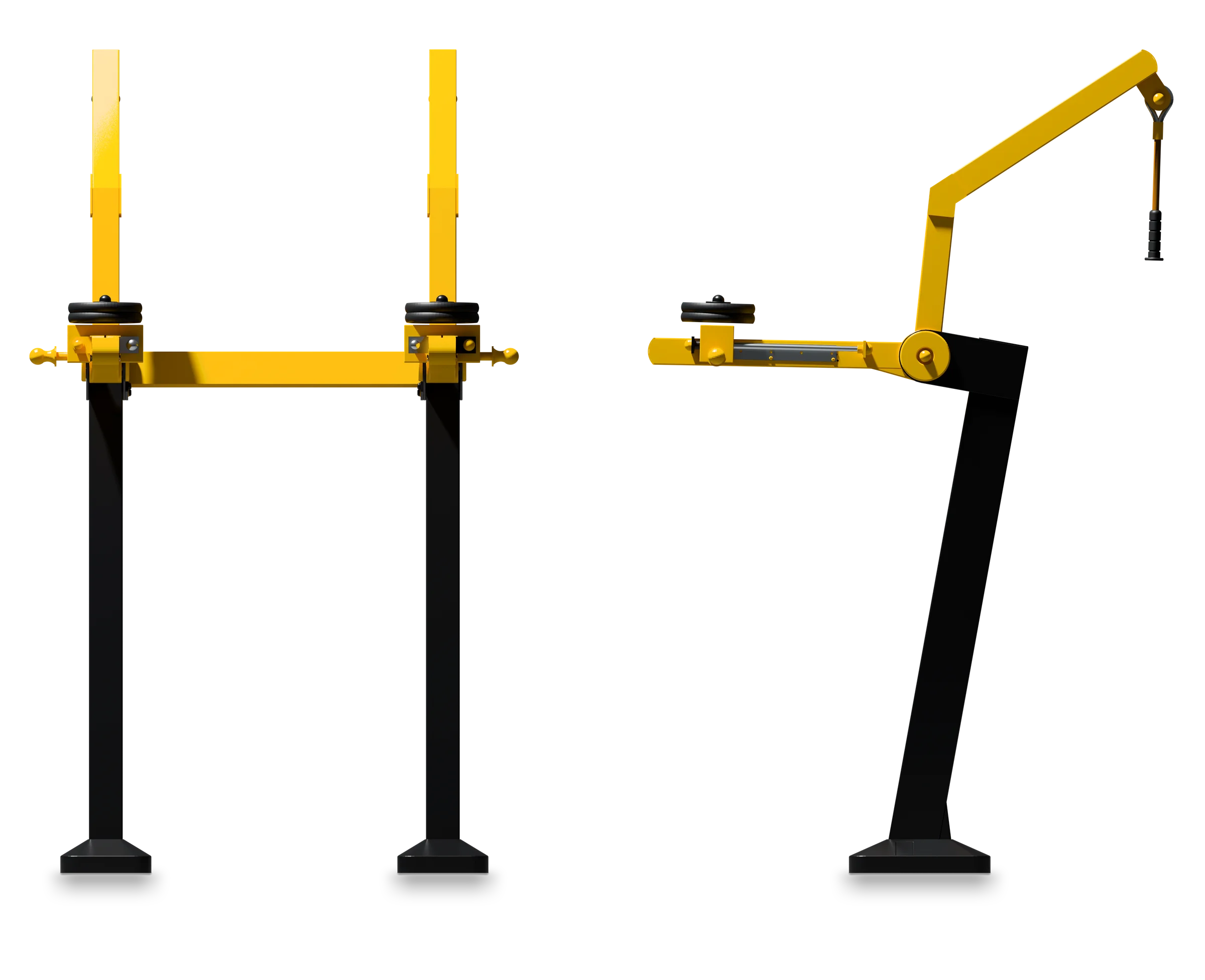 Back Press - Adjustable weight machines — Rendering