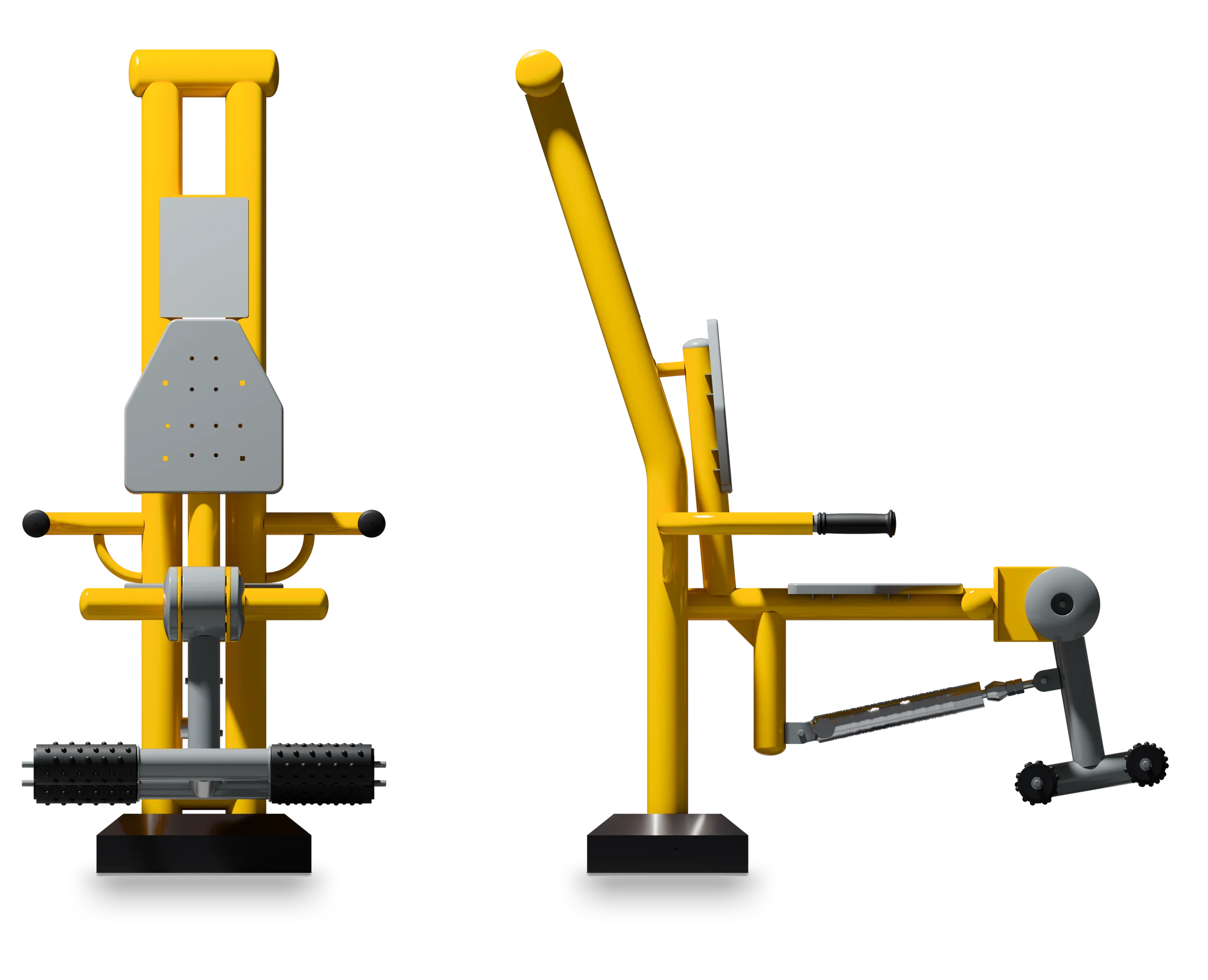 Leg Lift - Piston Strength Training Equipment — Rendering