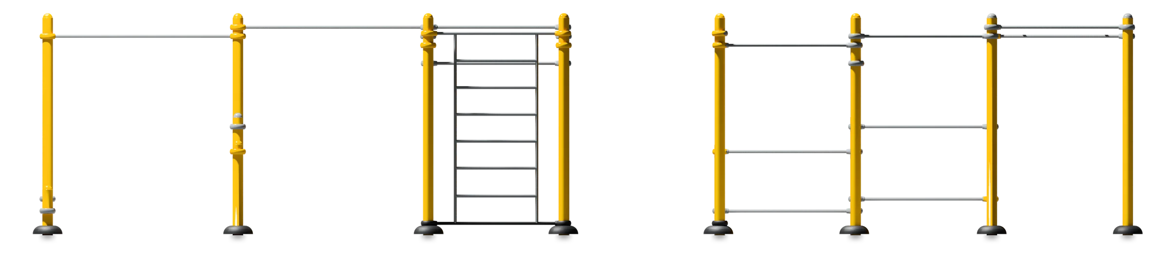 Station Parcours - Street Workout stations — Rendering