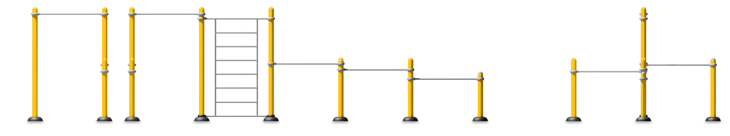 Station Gymnastique - Stacje do treningu ulicznego — Wizualizacja
