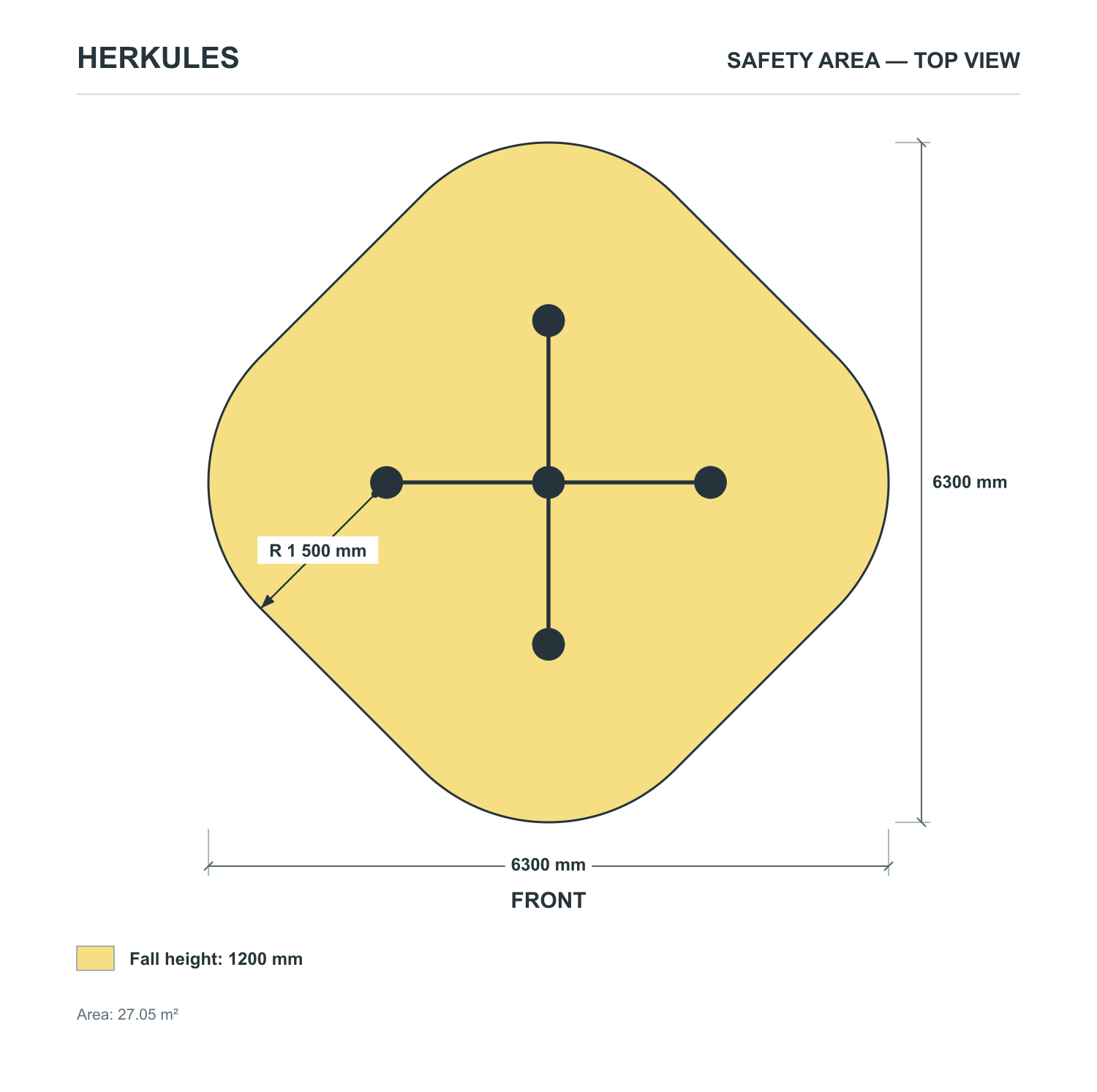 Station Étoile - Street Workout stations — Safety area