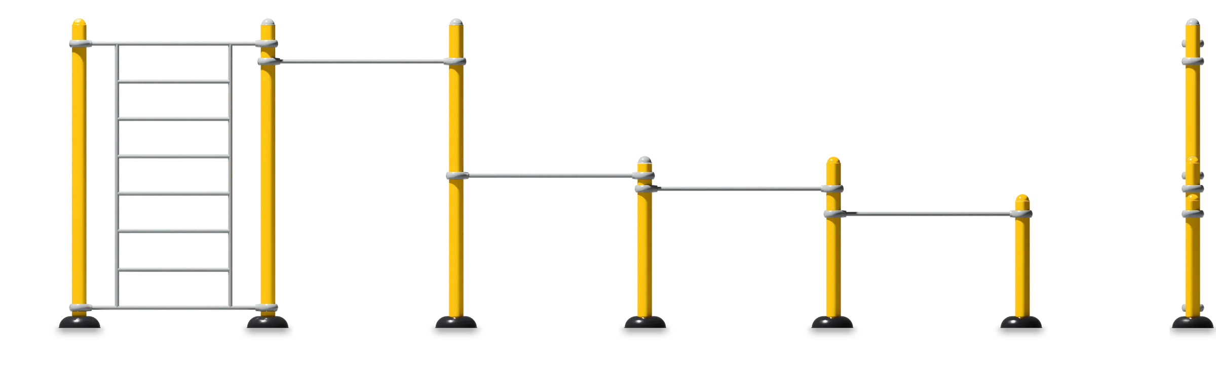 Station Mur - Street Workout stations — Rendering