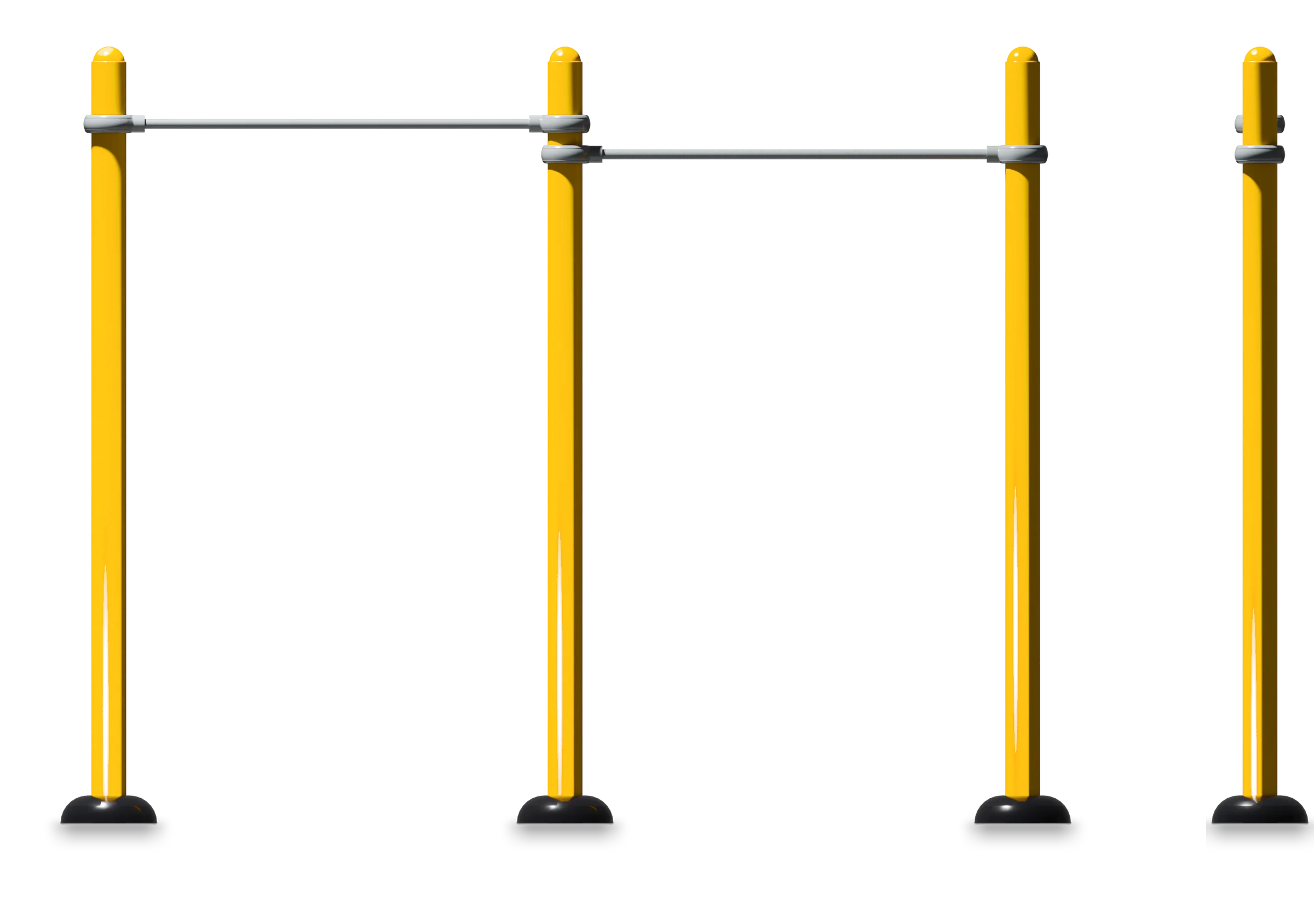 Pull-up bar Outdoor Street Workout — Rendering