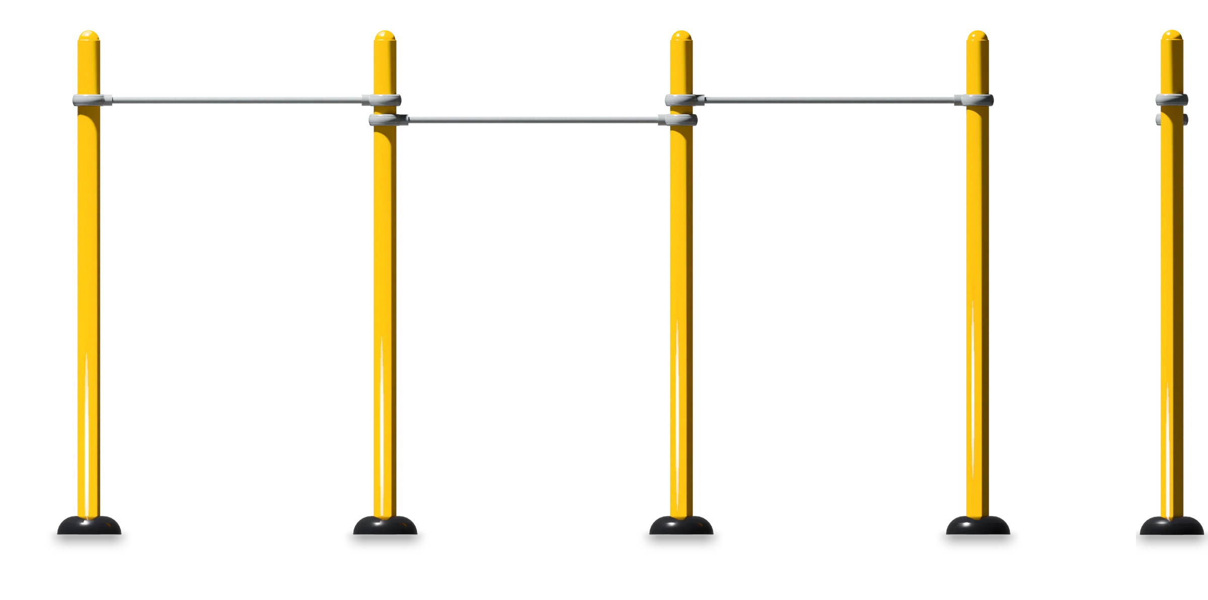 Outdoor Pull-Up Bars — Rendering