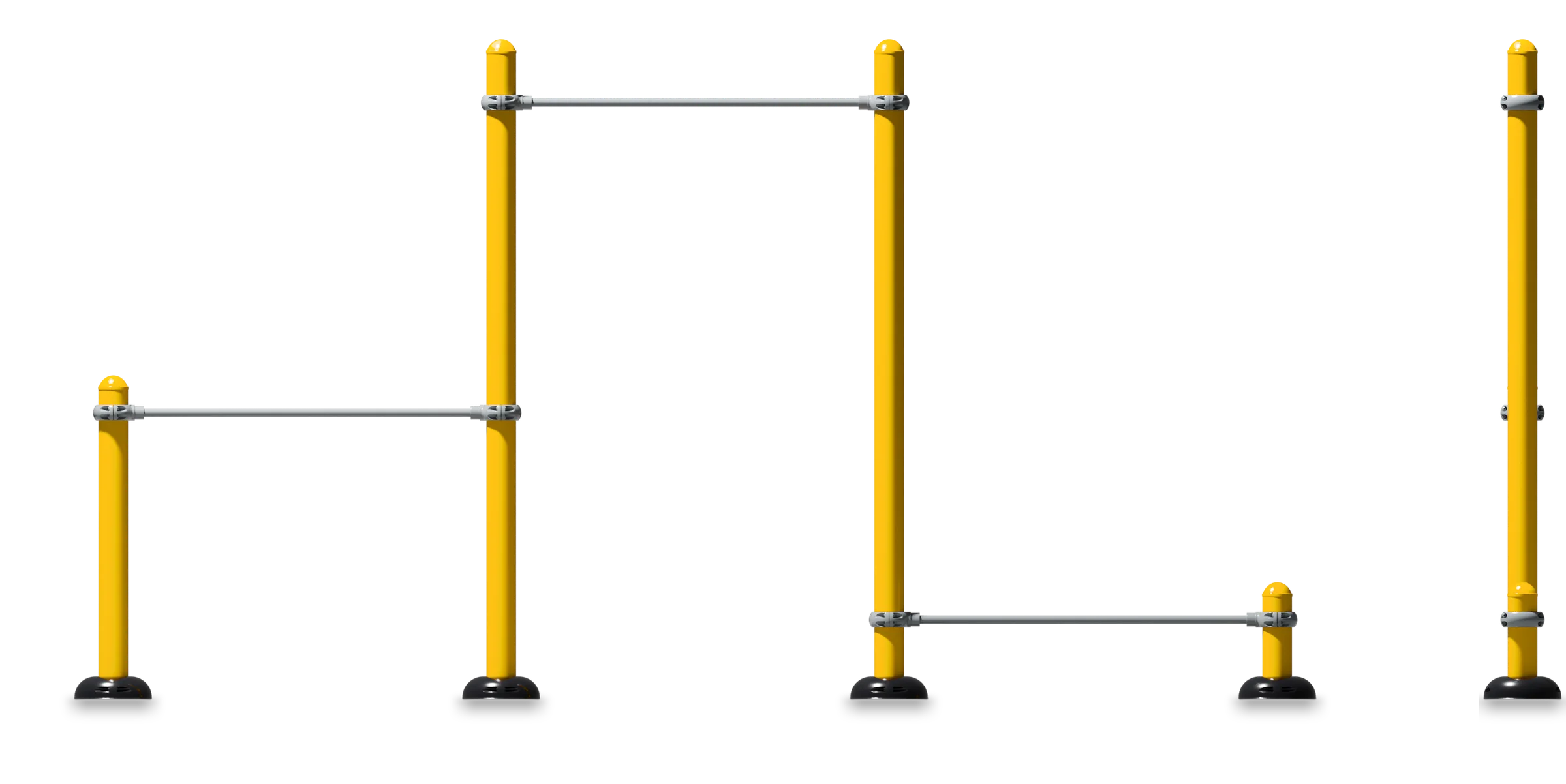 Outdoor gym bars — Rendering