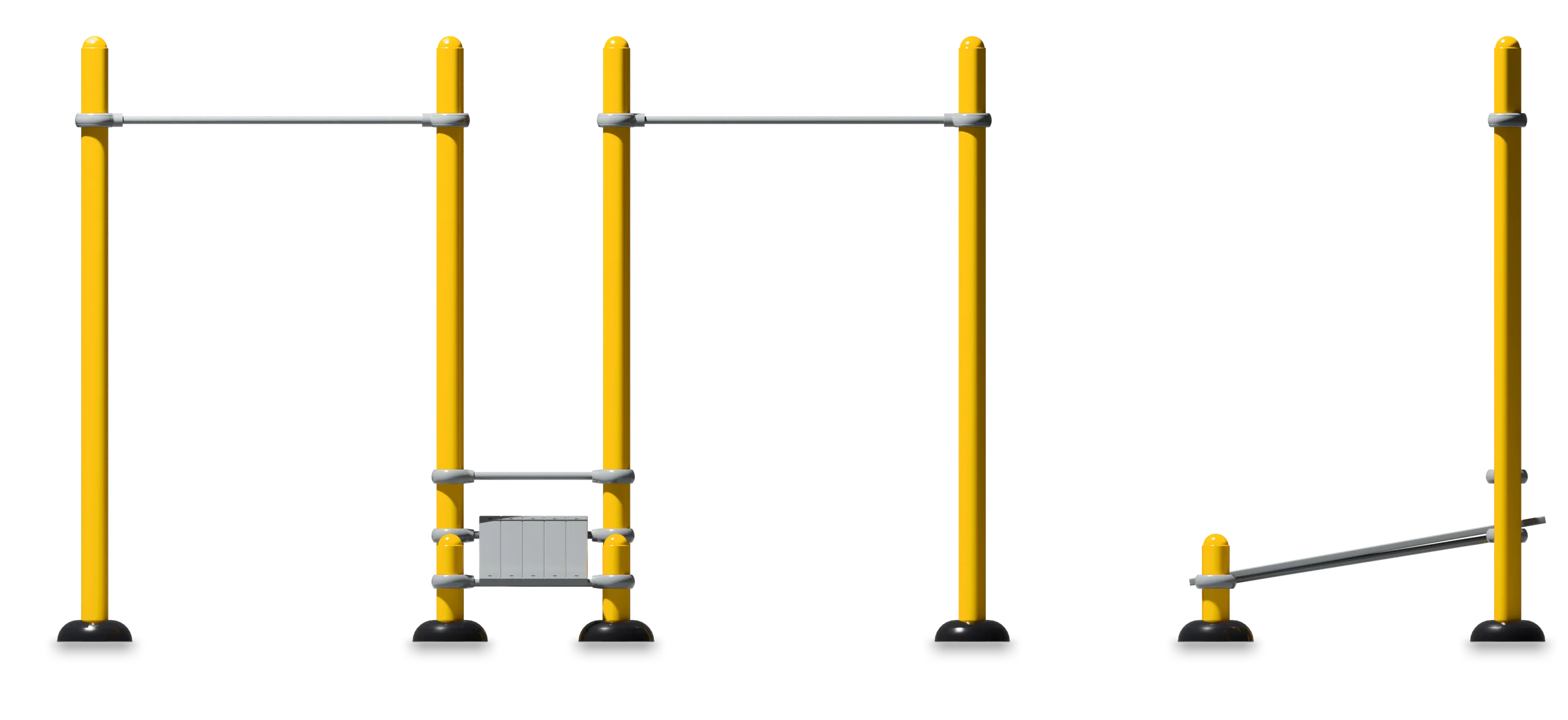 Set Abdo - Street Workout stations — Rendering