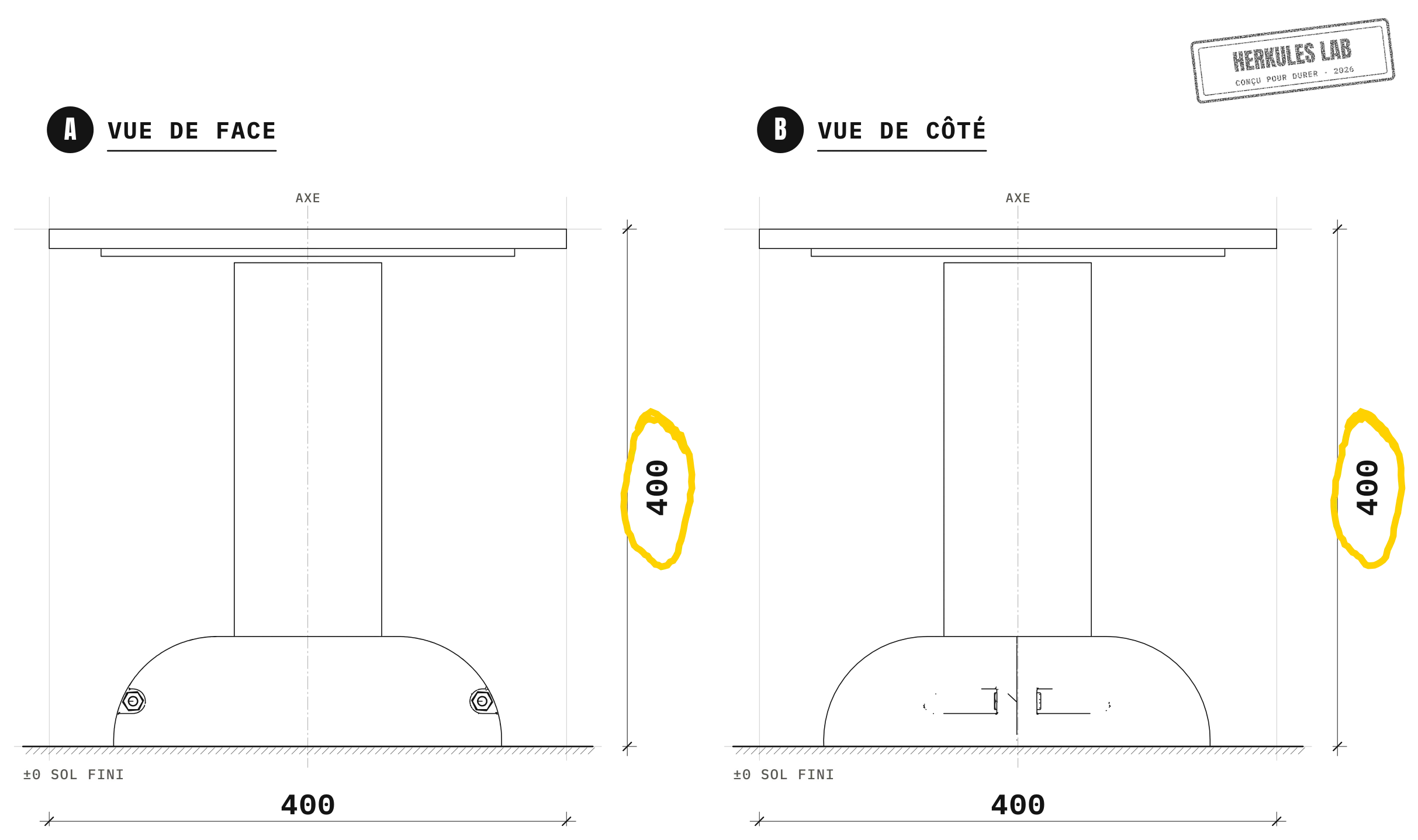 Plateau Step (M) - Stations Street Workout — Plan coté