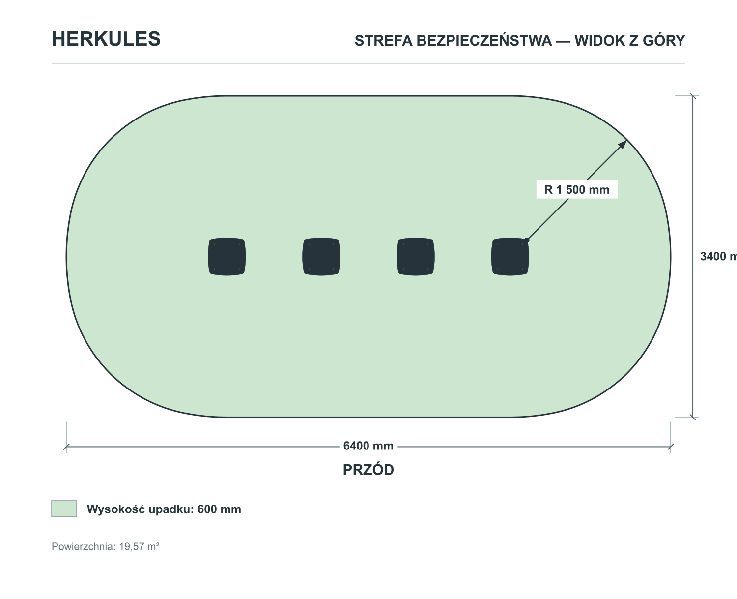 Step Plio 4x - Stacje do treningu ulicznego — Strefa bezpieczeństwa