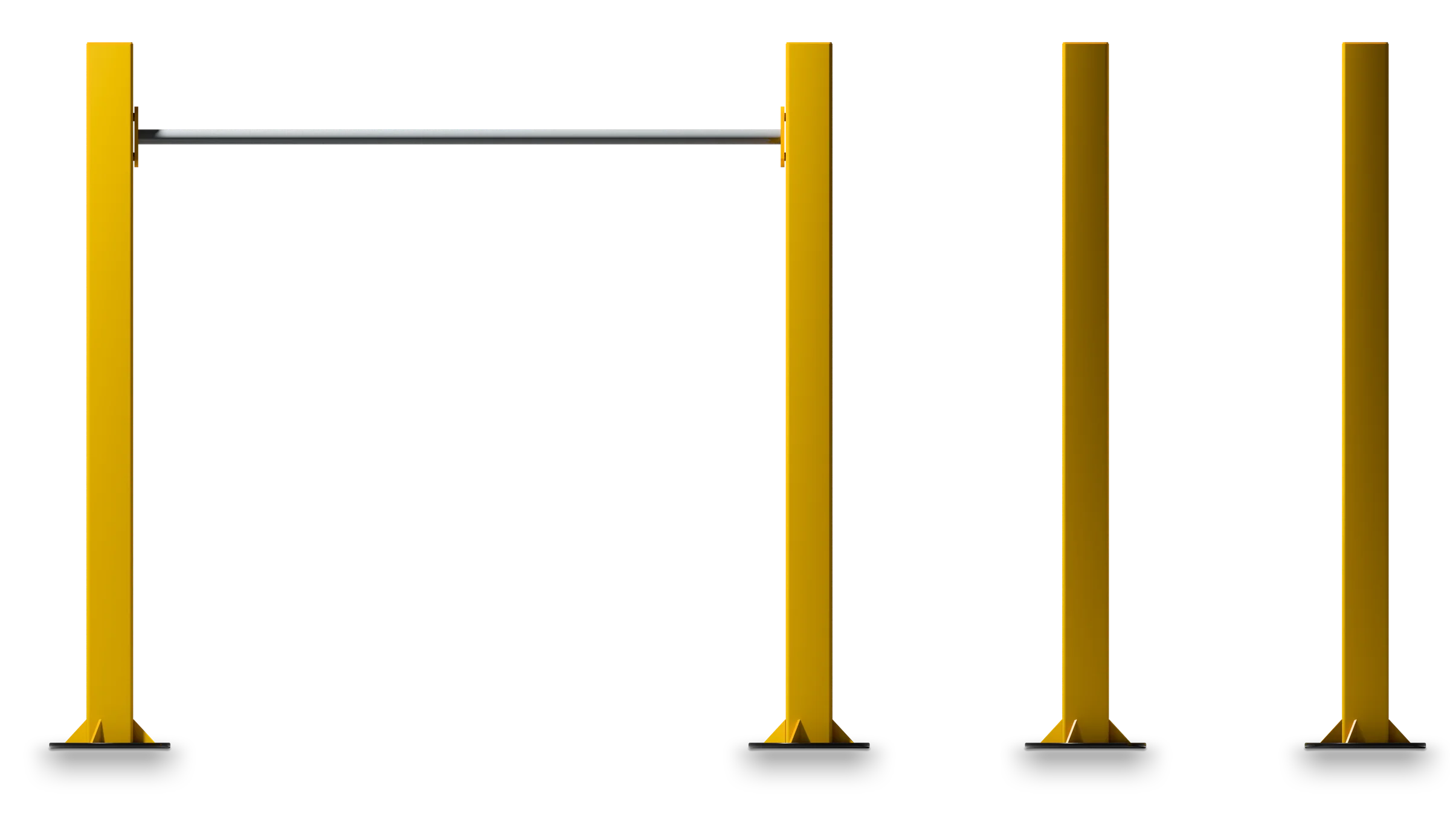 Parallel bars - Street Workout stations — Rendering