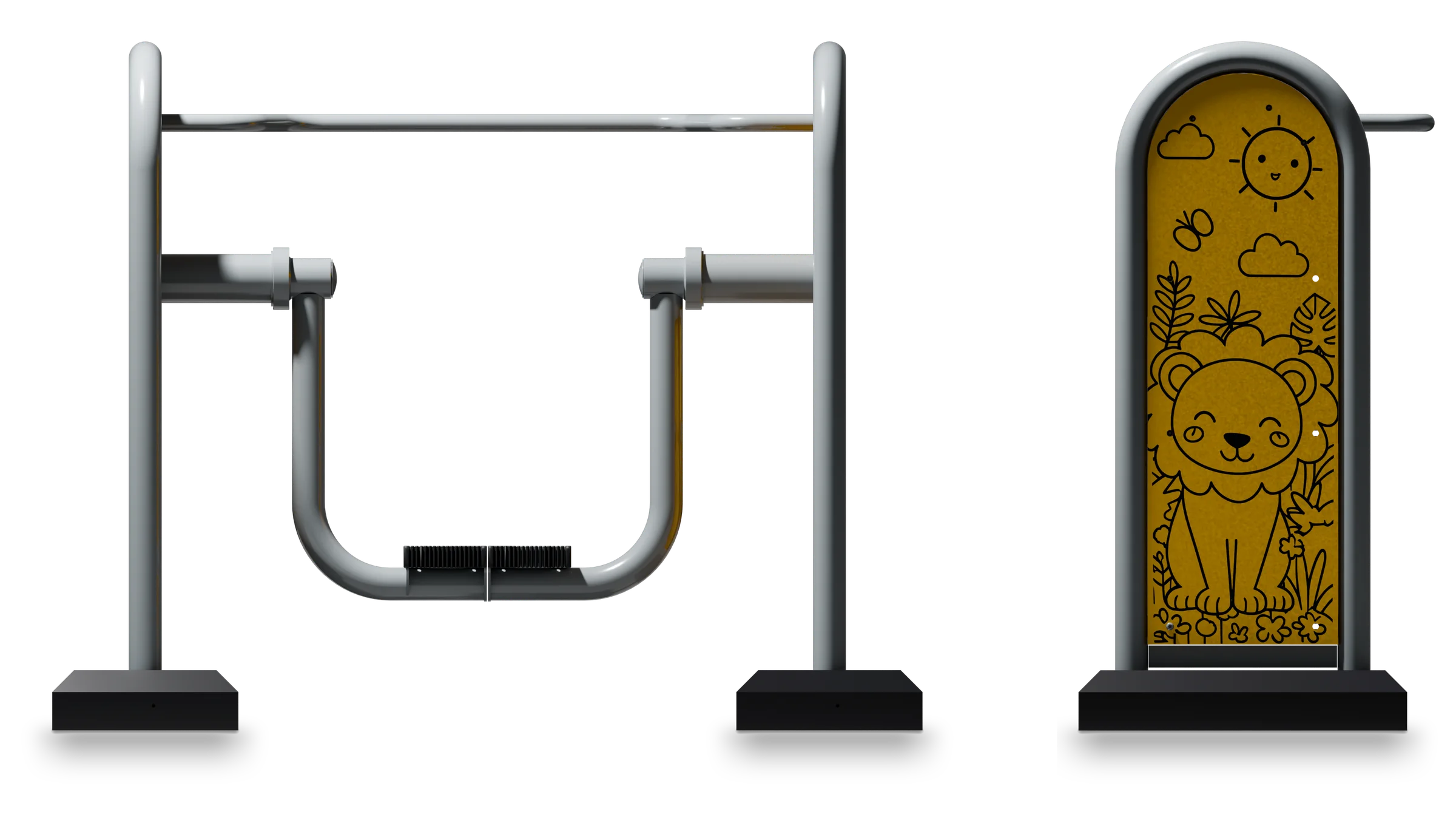 Walker - Children's fitness equipment — Rendering