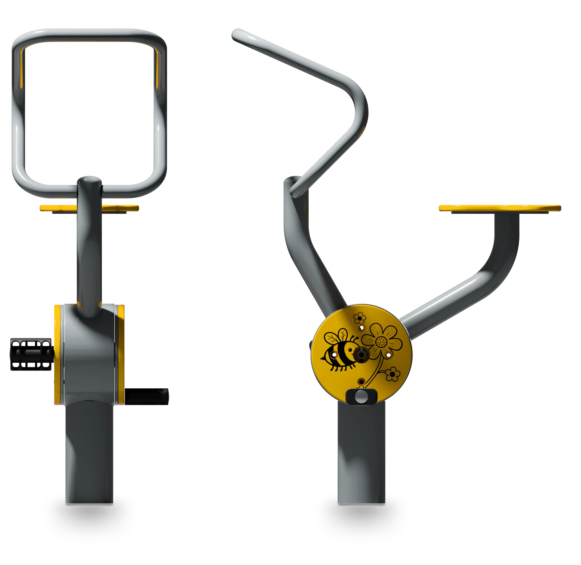 Bikes - Children's fitness equipment — Rendering