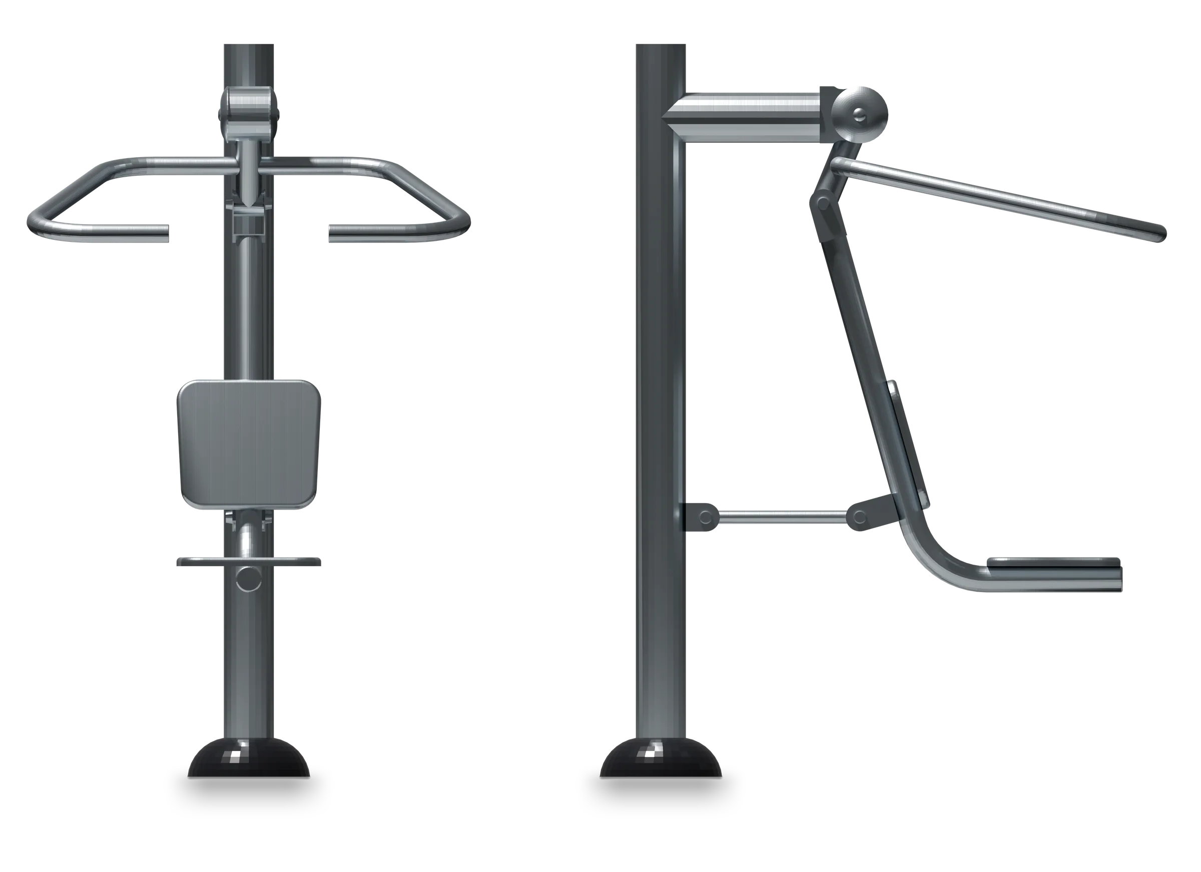 Pull - Stainless steel fitness equipment — Rendering