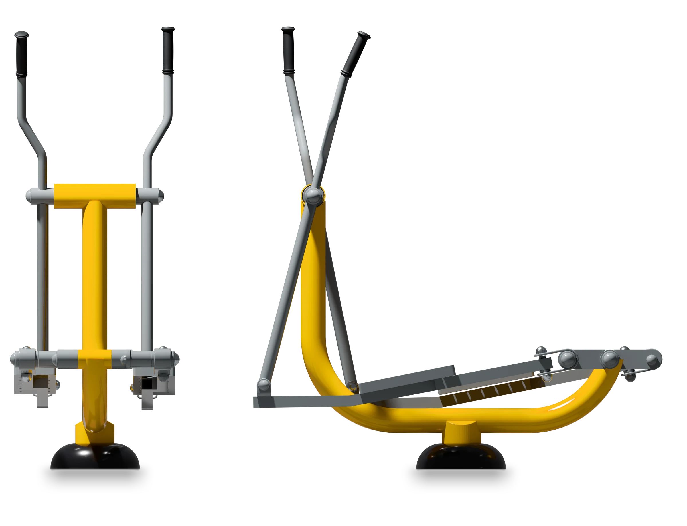 Outdoor Elliptical - Fitness equipment — Rendering