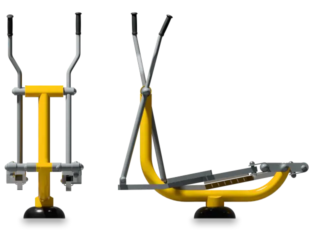 Vélo Elliptique Extérieur - Appareil de Fitness — Rendu