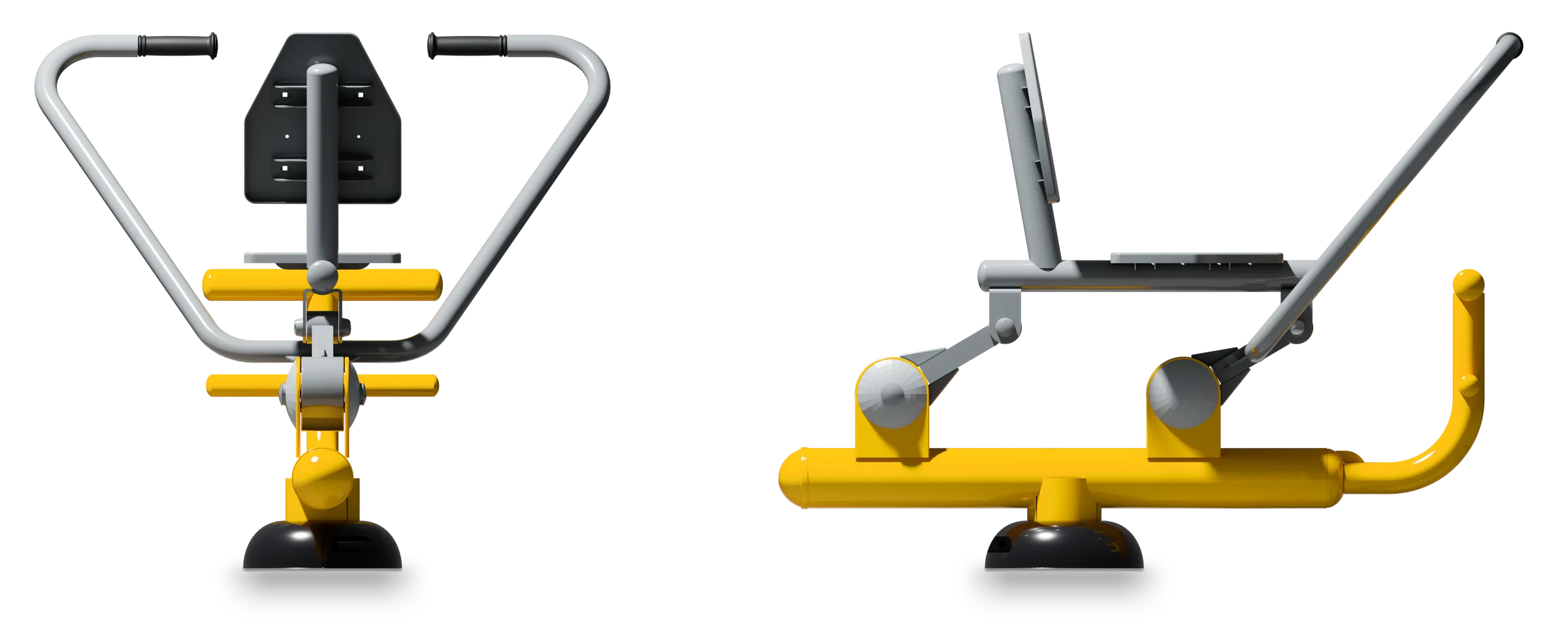 Rower - Outdoor fitness equipment — Rendering