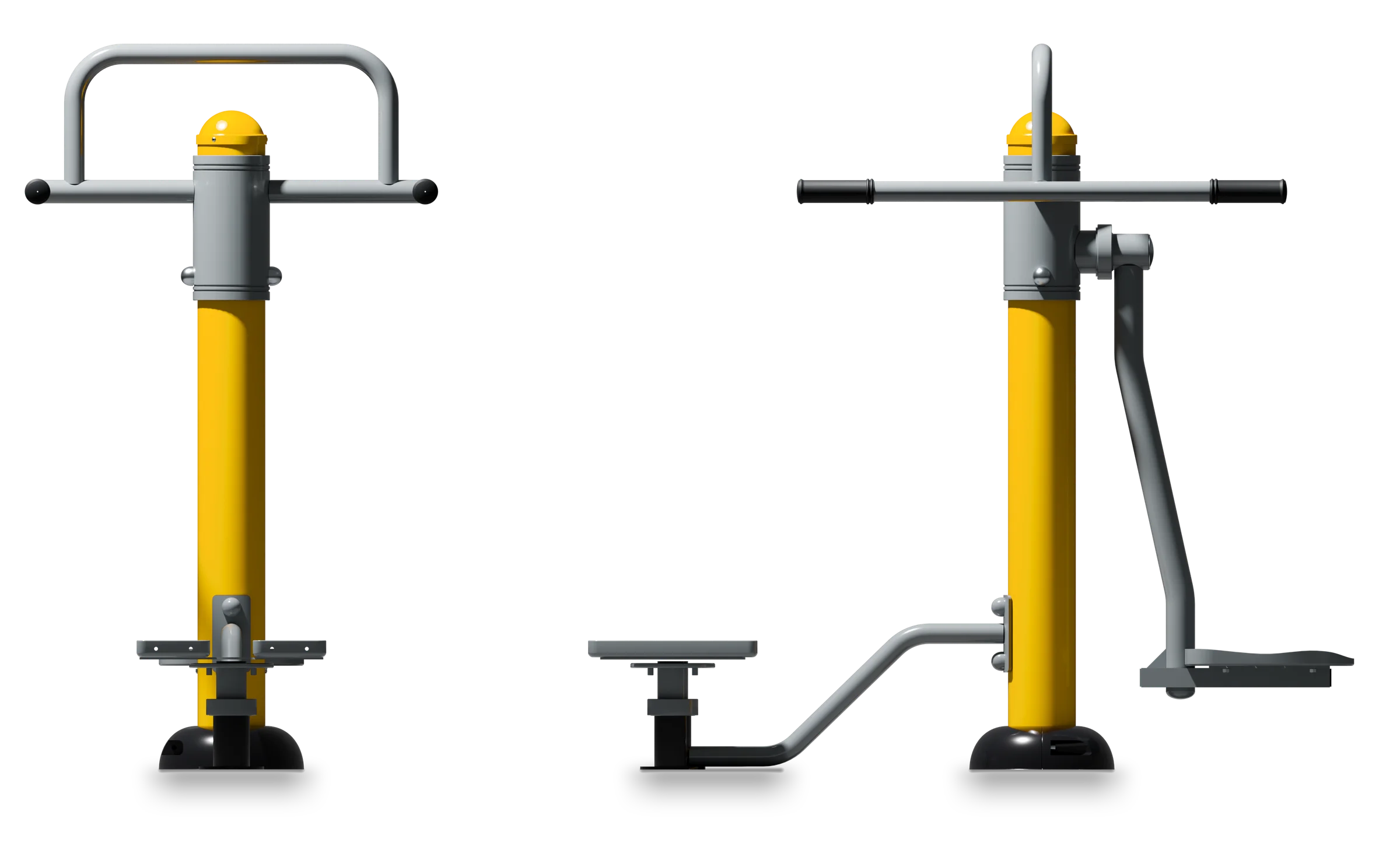 Surfeur + Twister - Outdoor Fitness Equipment — Rendering