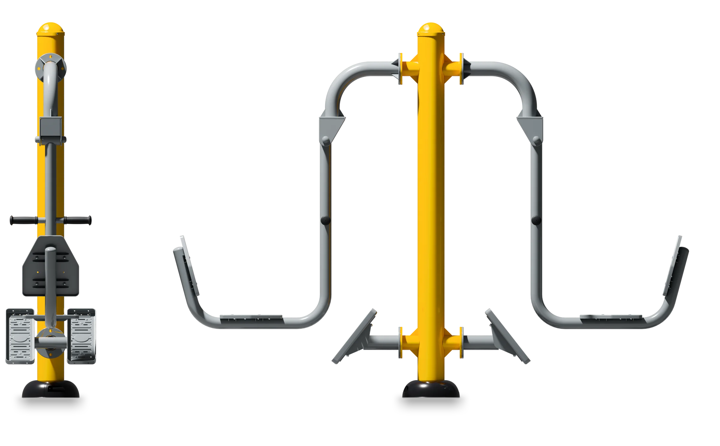 Leg Press Double - Outdoor Fitness Equipment — Rendering