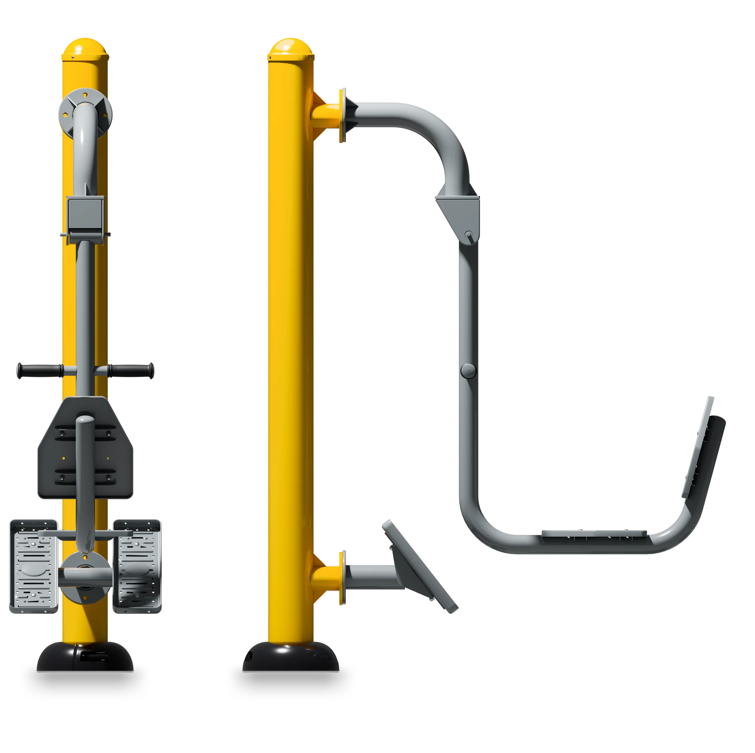 Leg Press Simple - Outdoor Fitness Equipment — Rendering
