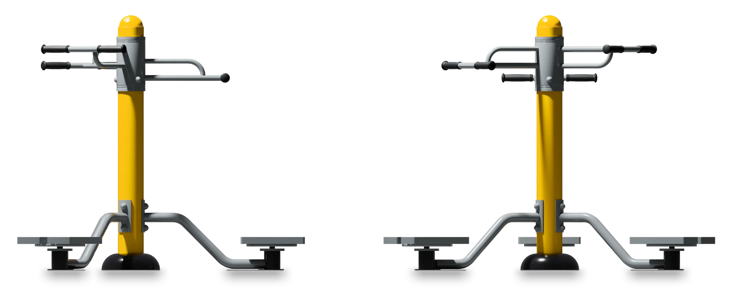 Triple Twister - Outdoor Fitness Machine — Rendering
