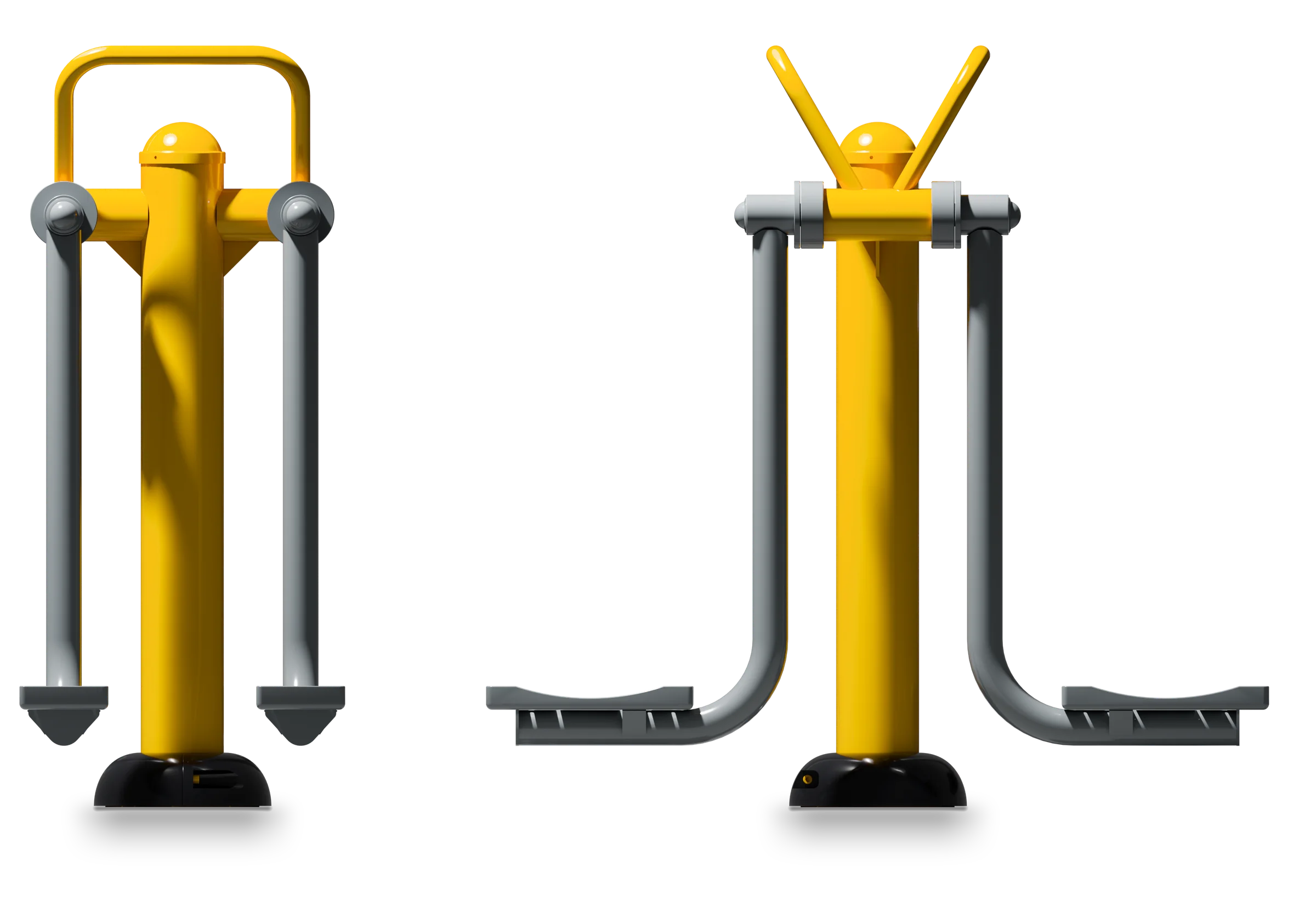 Adductor - Outdoor Fitness Equipment — Rendering