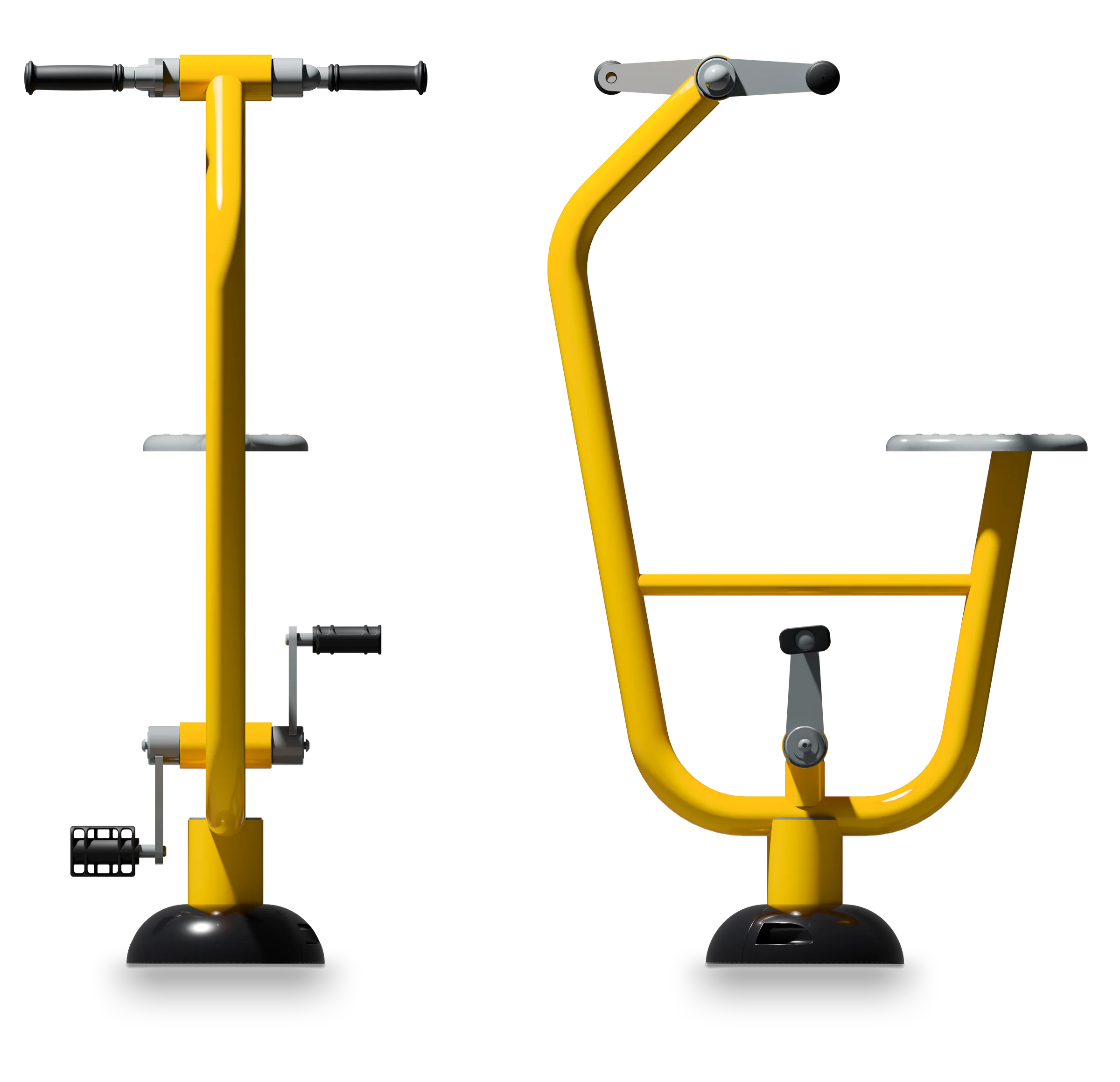 Outdoor arm bike - Fitness equipment — Rendering