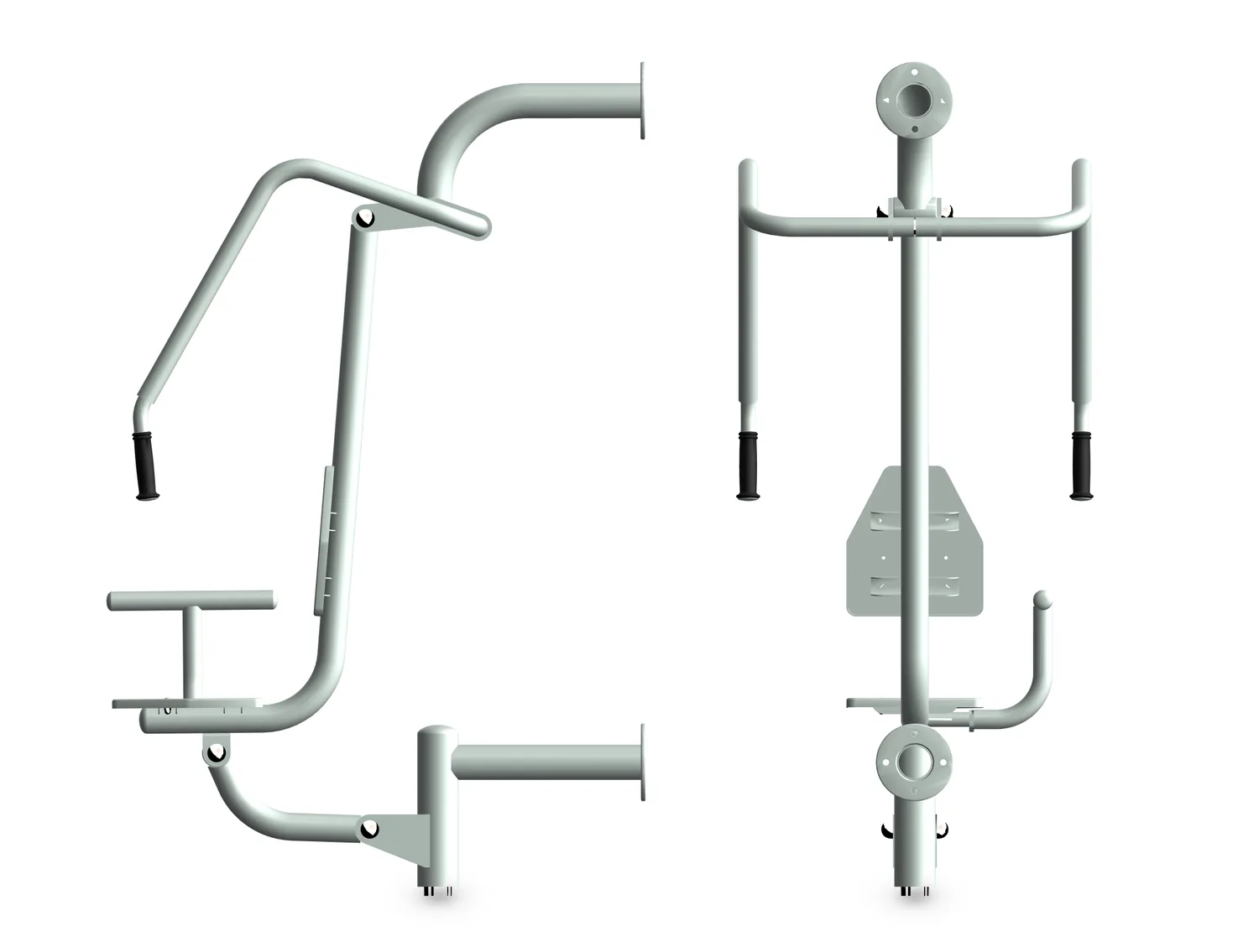 Push - Outdoor Fitness Stations — Rendering