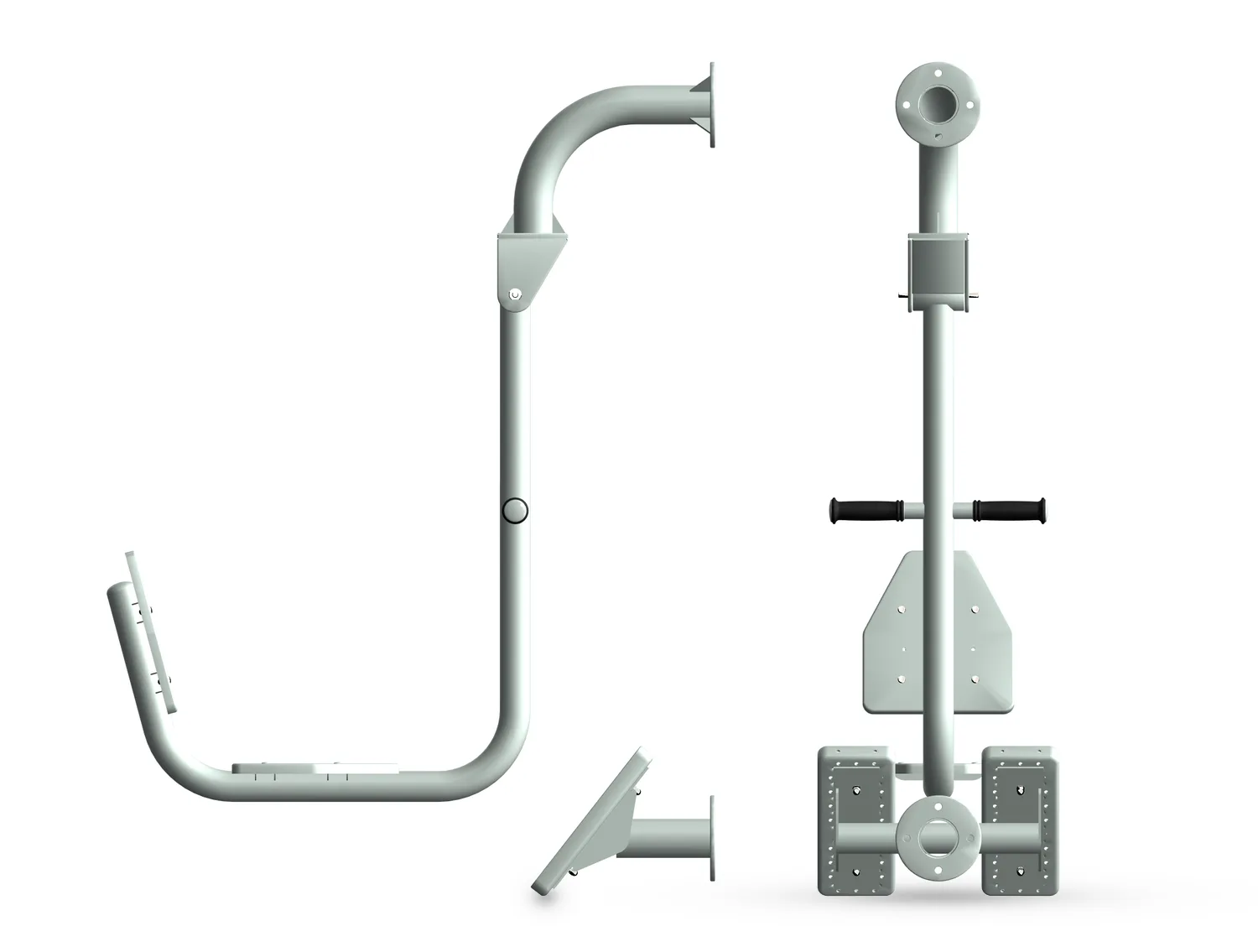 Leg Press - Outdoor Fitness Stations — Rendering
