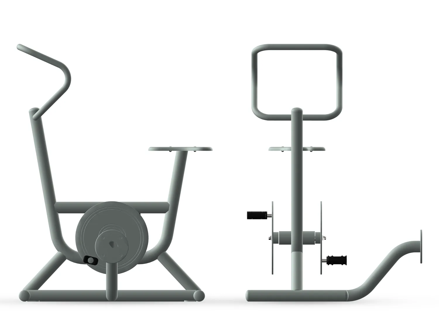 Bikes - Outdoor fitness stations — Rendering