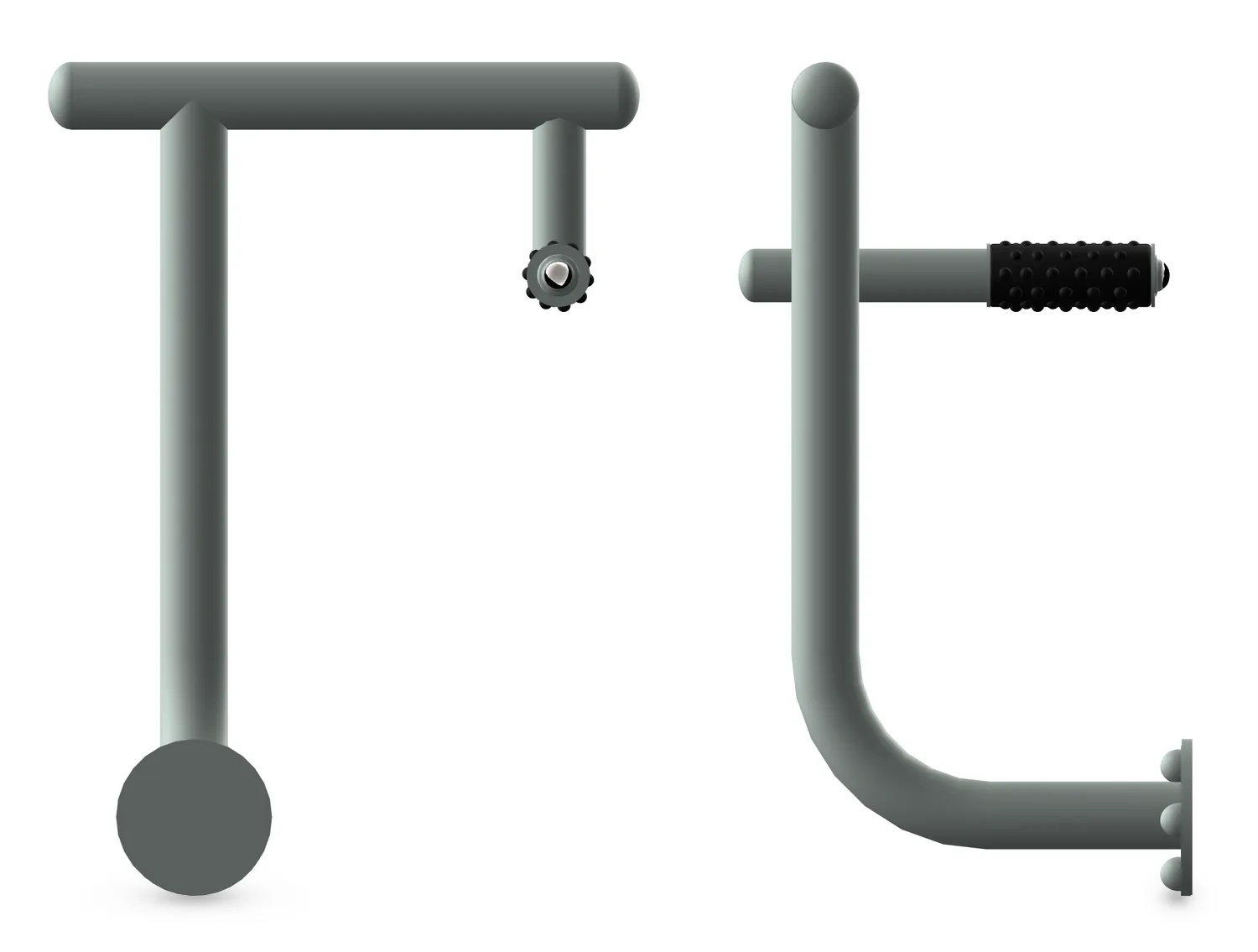 Leg Stretch - Outdoor Fitness Stations — Rendering