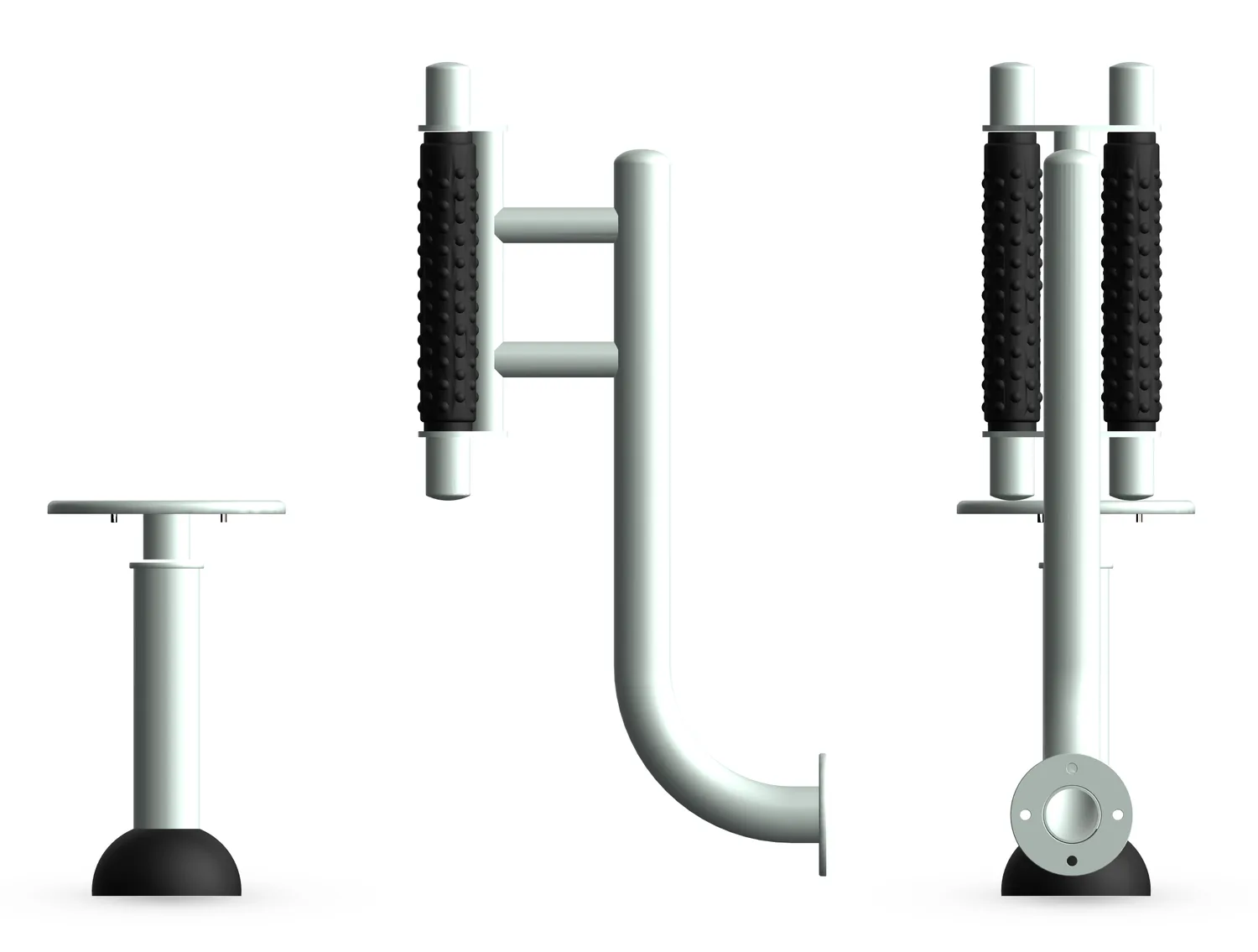 Seated massager - Outdoor Fitness Stations — Rendering