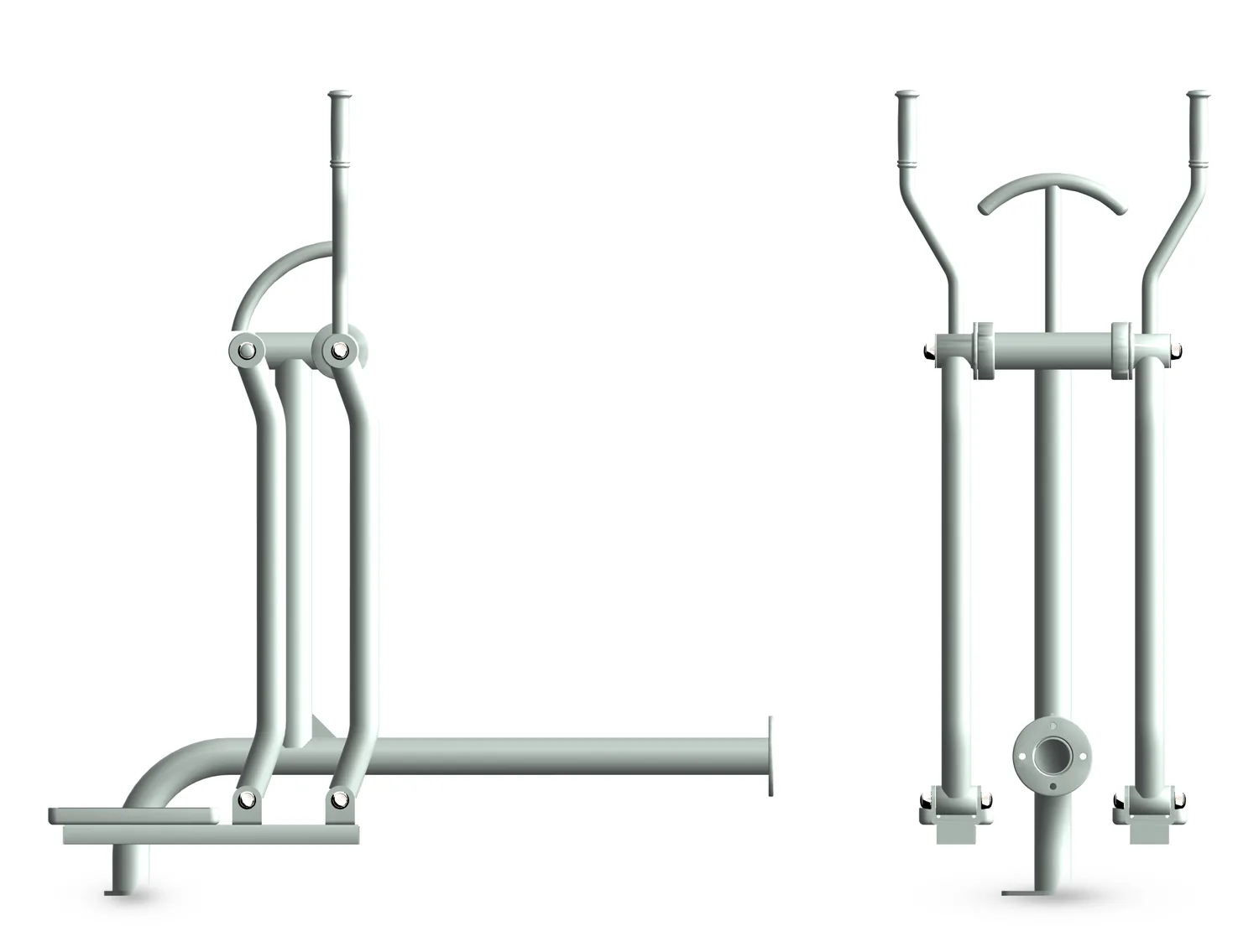Skater - Outdoor Fitness Stations — Rendering