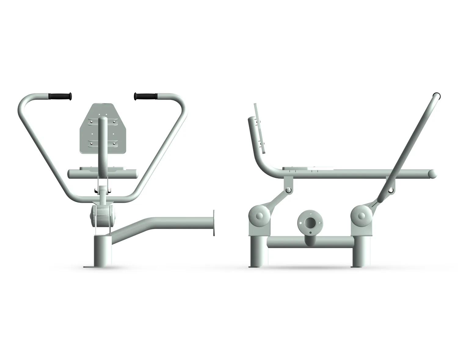 Wioślarz - fitness na pylonach — Wizualizacja