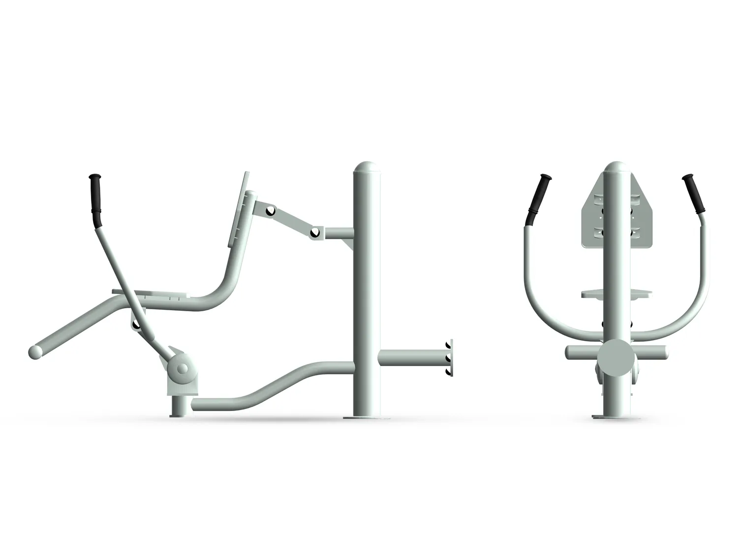 Prasa Ręczna - Fitness na Pylonach — Wizualizacja